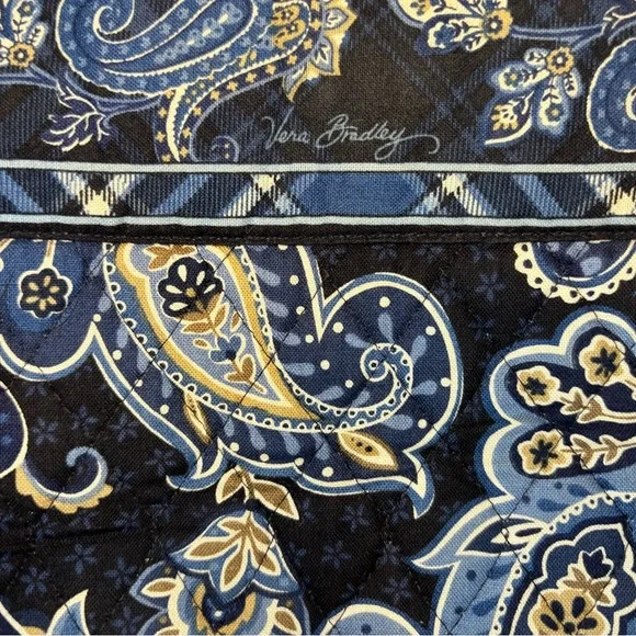 Vera Bradley Black and Gold Paisley 3 Piece Set - Picture 2 of 16